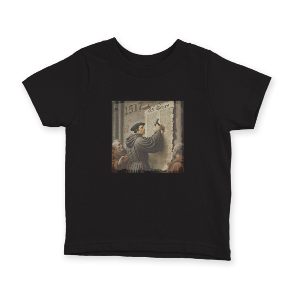 Camiseta Infantil Ele Rei – 95 Teses - Imagem 4