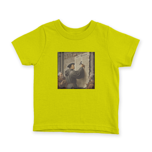Camiseta Infantil Ele Rei – 95 Teses - Imagem 2