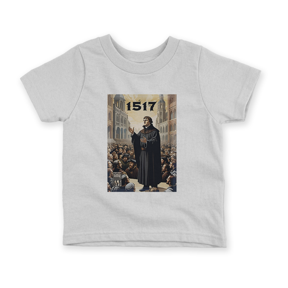 Camiseta Infantil Ele Rei – Mil Quinhentos e Dezessete (1.517)