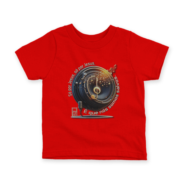 Camiseta Infantil Ele Rei – Só Por Jesus - Imagem 4