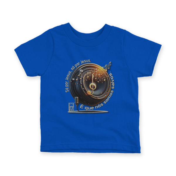 Camiseta Infantil Ele Rei – Só Por Jesus - Imagem 2