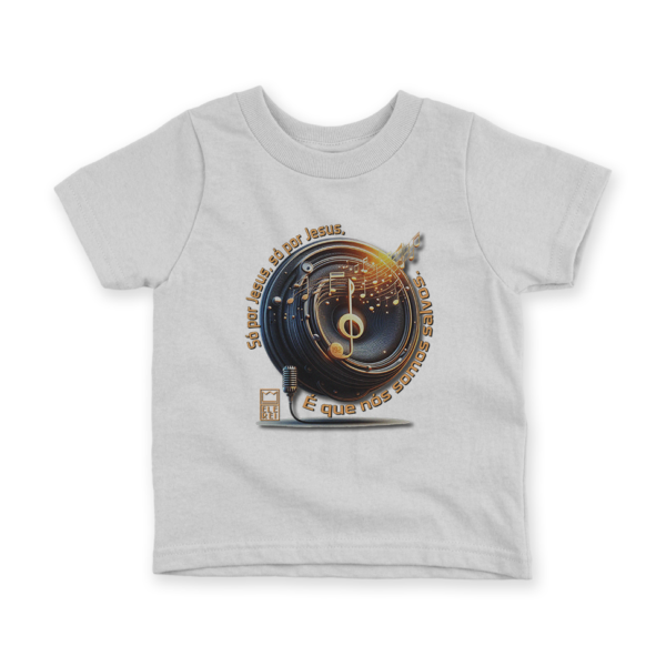 Camiseta Infantil Ele Rei – Só Por Jesus - Imagem 5