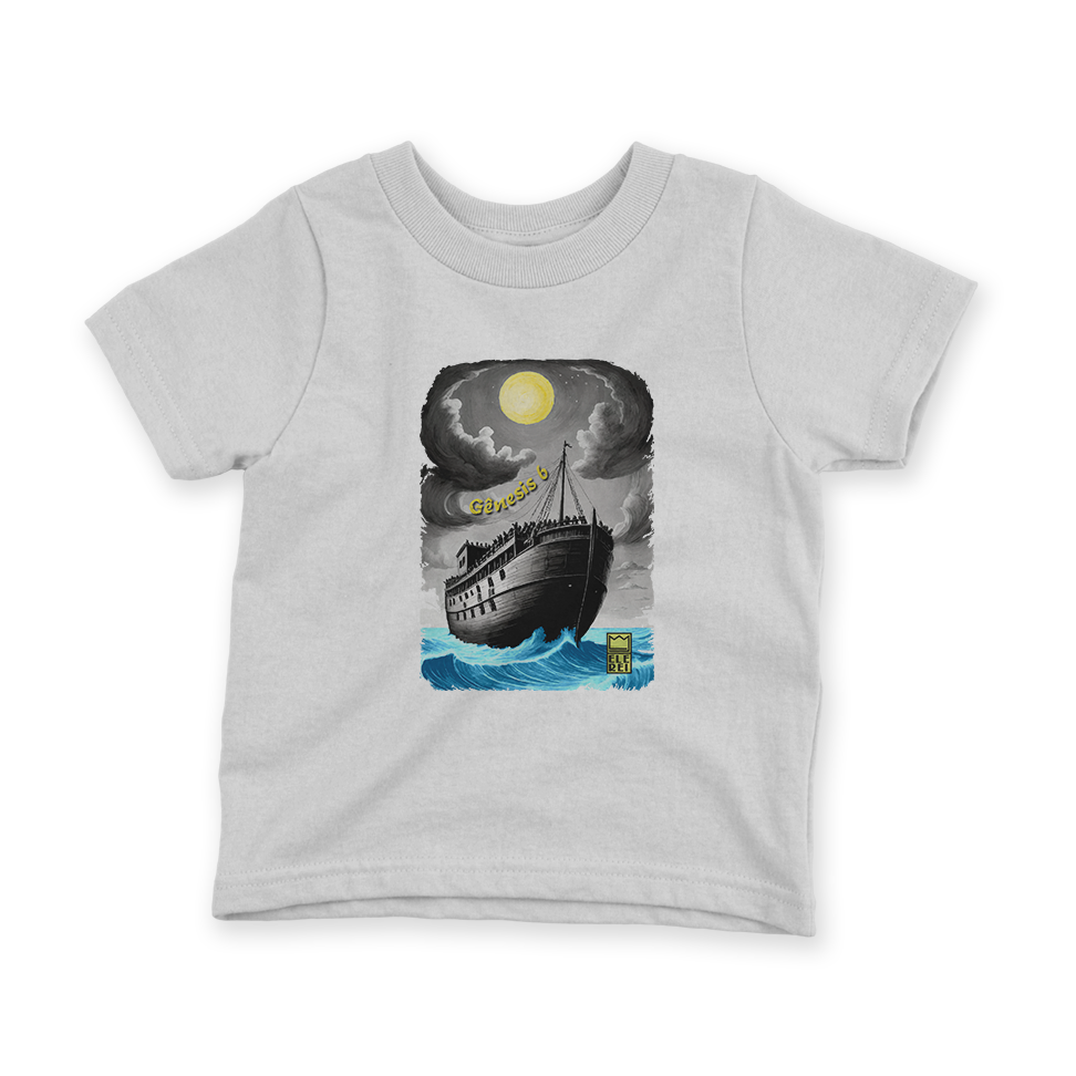 Camiseta Infantil Ele Rei – Gênesis 6 – Nº1 - Imagem 4