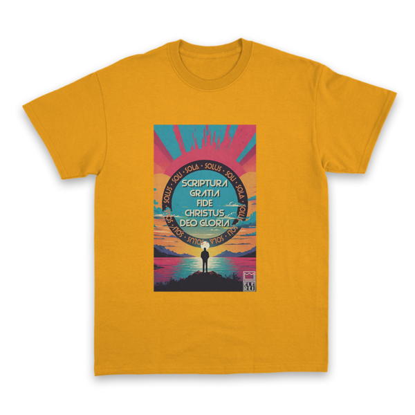Camiseta Masculina Ele Rei – 5 Solas – Paisagem - Imagem 2