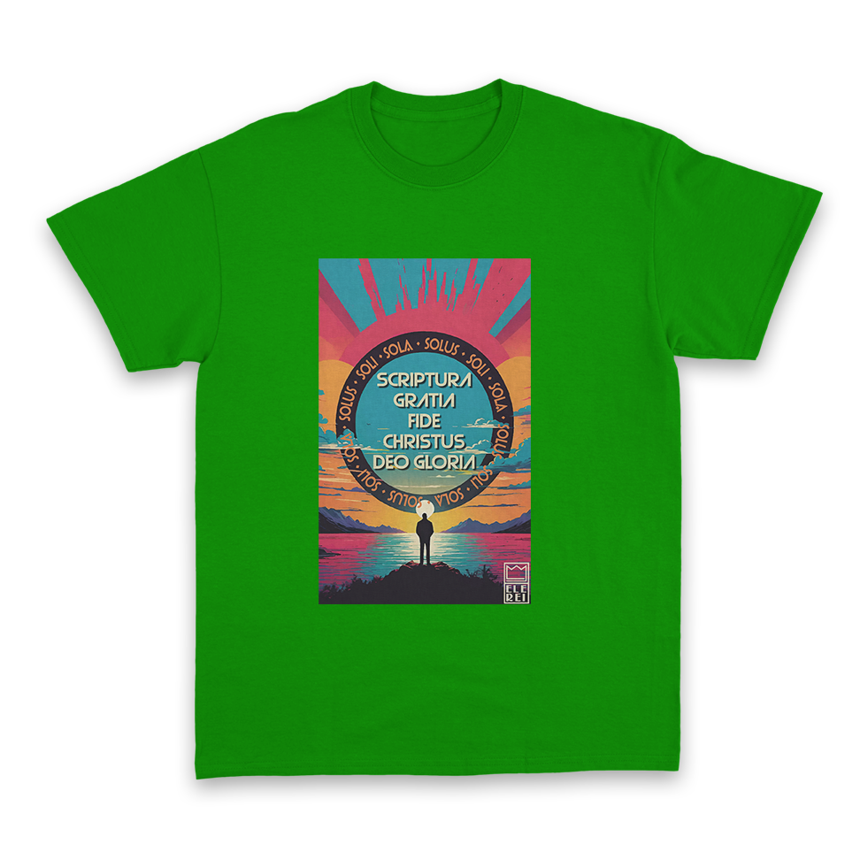 Camiseta Masculina Ele Rei – 5 Solas – Paisagem