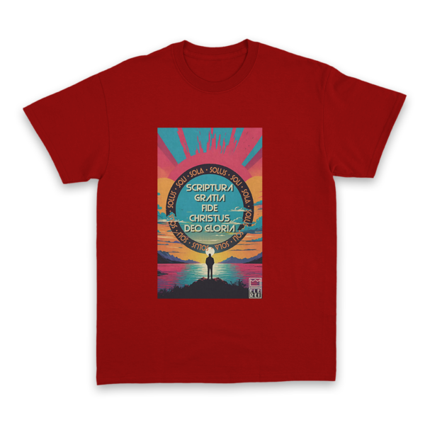 Camiseta Masculina Ele Rei – 5 Solas – Paisagem - Imagem 4