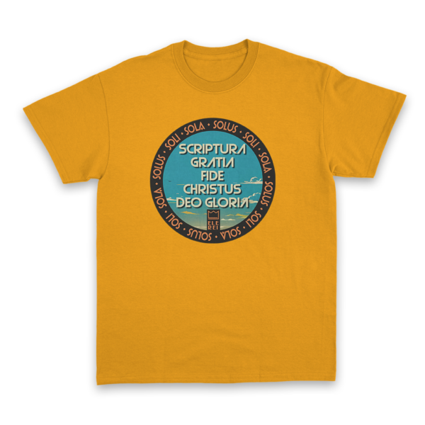 Camiseta Masculina Ele Rei – 5 Solas – Paisagem Céu - Imagem 3