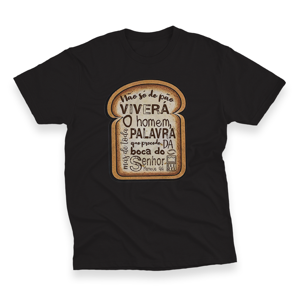 Camiseta Plus Size Ele Rei – Mateus 4:4 – Nº2 - Imagem 2
