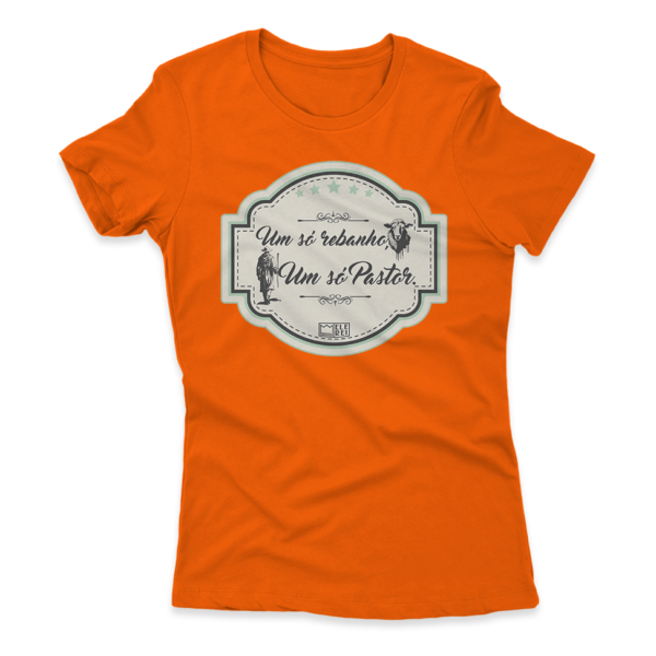 Camiseta Feminina Ele Rei – Um Só Rebanho, Um Só Pastor Nº2 - Imagem 6