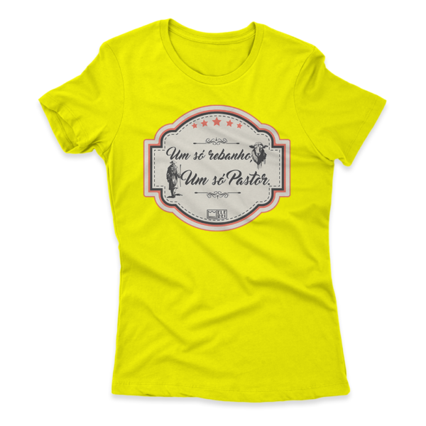 Camiseta Feminina Ele Rei – Um Só Rebanho, Um Só Pastor Nº2 - Imagem 2