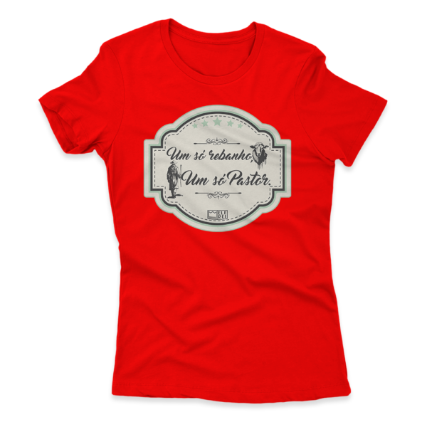 Camiseta Feminina Ele Rei – Um Só Rebanho, Um Só Pastor Nº2 - Imagem 9