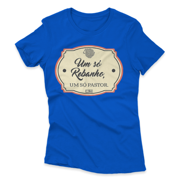 Camiseta Feminina Ele Rei – Um Só Rebanho, Um Só Pastor Nº1 - Imagem 4