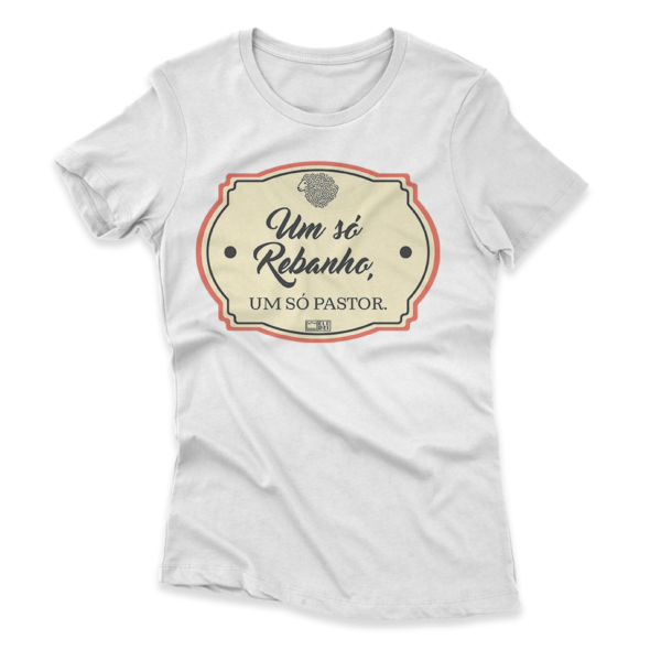 Camiseta Feminina Ele Rei – Um Só Rebanho, Um Só Pastor Nº1 - Imagem 5
