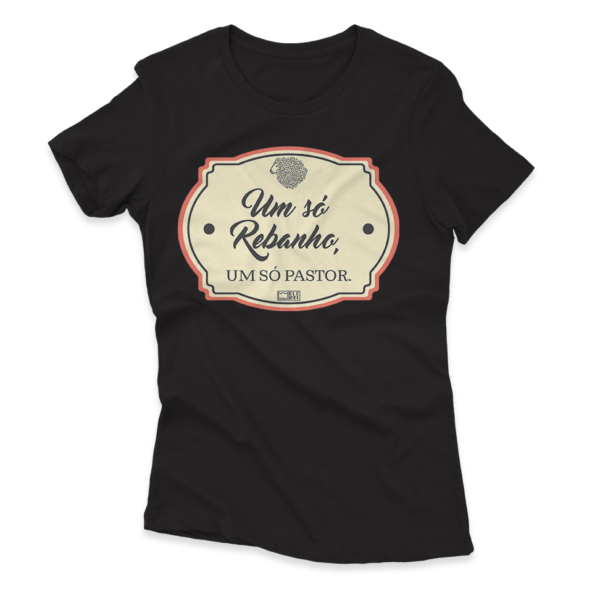 Camiseta Feminina Ele Rei – Um Só Rebanho, Um Só Pastor Nº1 - Imagem 7