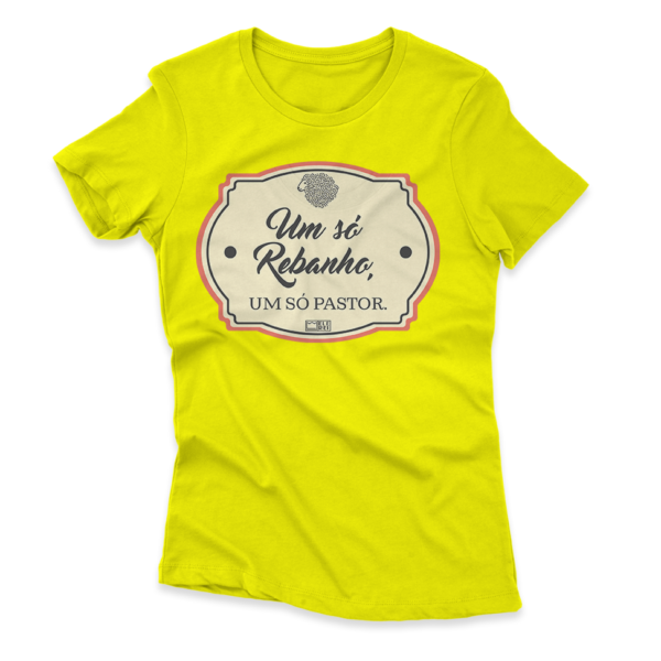 Camiseta Feminina Ele Rei – Um Só Rebanho, Um Só Pastor Nº1 - Imagem 2