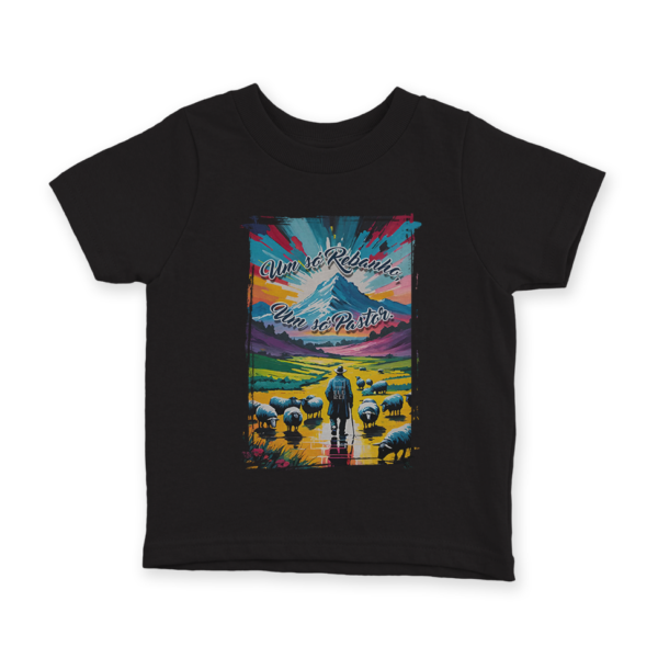 Camiseta Infantil Ele Rei – Um Só Rebanho, Um Só Pastor Nº3