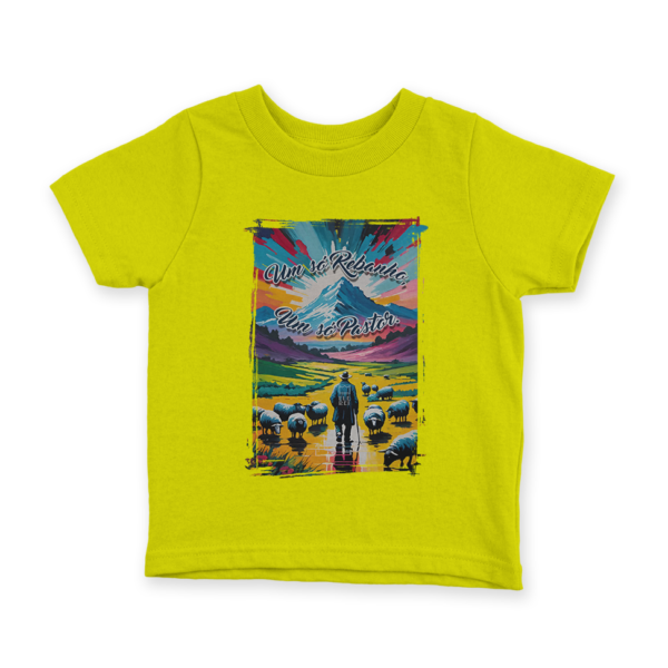 Camiseta Infantil Ele Rei – Um Só Rebanho, Um Só Pastor Nº3 - Imagem 2