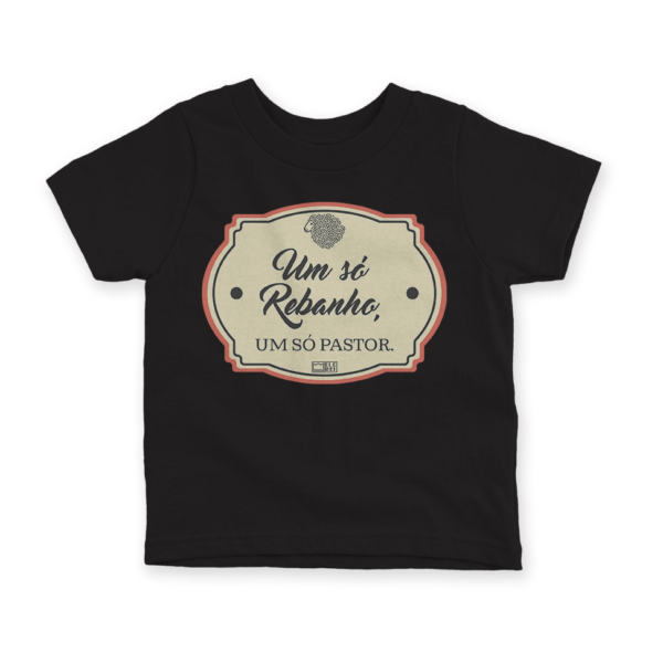 Camiseta Infantil Ele Rei – Um Só Rebanho, Um Só Pastor Nº1 - Imagem 4