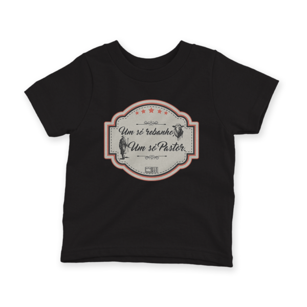 Camiseta Infantil Ele Rei – Um Só Rebanho, Um Só Pastor Nº2 - Imagem 4