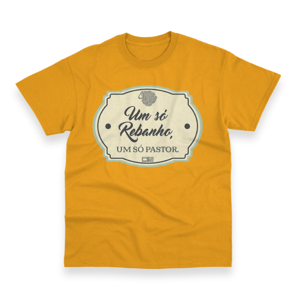 Camiseta Masculina Ele Rei – Um Só Rebanho, Um Só Pastor Nº1 - Imagem 3