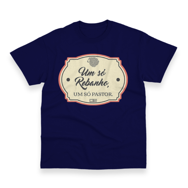 Camiseta Masculina Ele Rei – Um Só Rebanho, Um Só Pastor Nº1 - Imagem 4