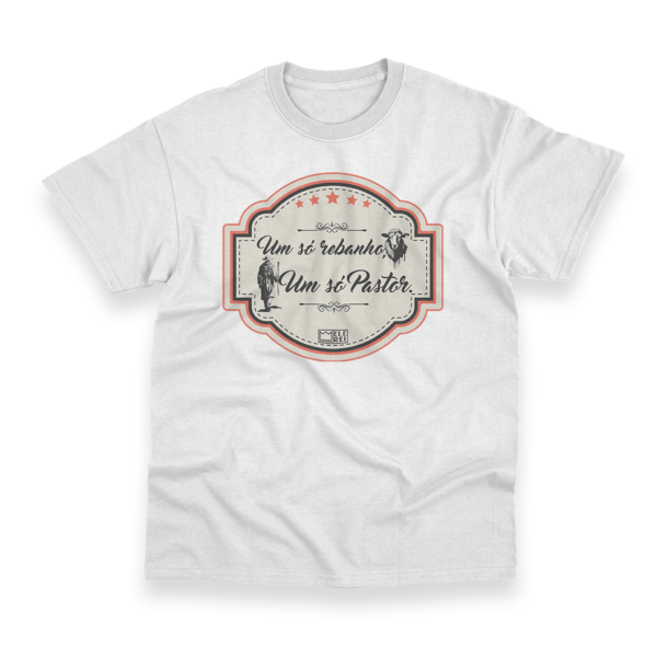 Camiseta Masculina Ele Rei – Um Só Rebanho, Um Só Pastor Nº2 - Imagem 6