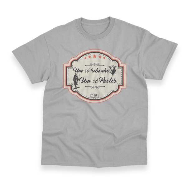 Camiseta Masculina Ele Rei – Um Só Rebanho, Um Só Pastor Nº2 - Imagem 7