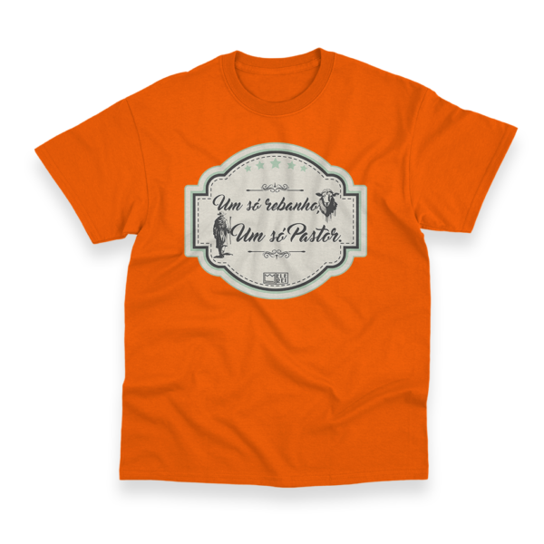 Camiseta Masculina Ele Rei – Um Só Rebanho, Um Só Pastor Nº2
