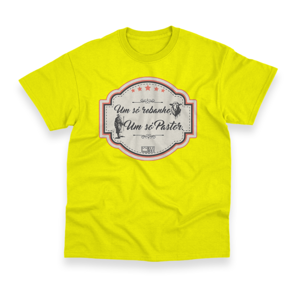 Camiseta Masculina Ele Rei – Um Só Rebanho, Um Só Pastor Nº2 - Imagem 2