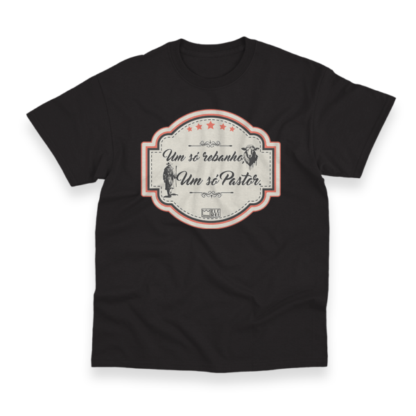 Camiseta Masculina Ele Rei – Um Só Rebanho, Um Só Pastor Nº2 - Imagem 8