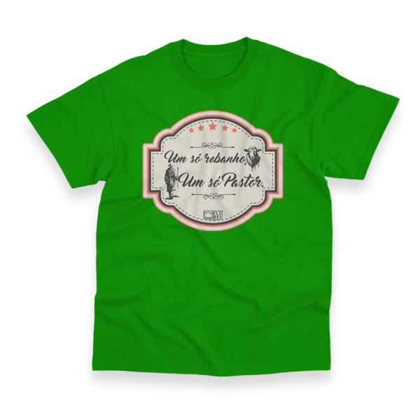 Camiseta Masculina Ele Rei – Um Só Rebanho, Um Só Pastor Nº2 - Imagem 10