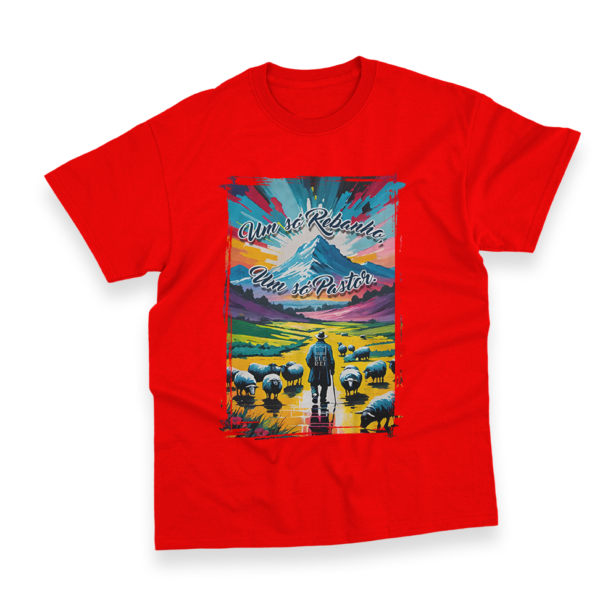 Camiseta Masculina Ele Rei – Um Só Rebanho, Um Só Pastor Nº3 - Imagem 11