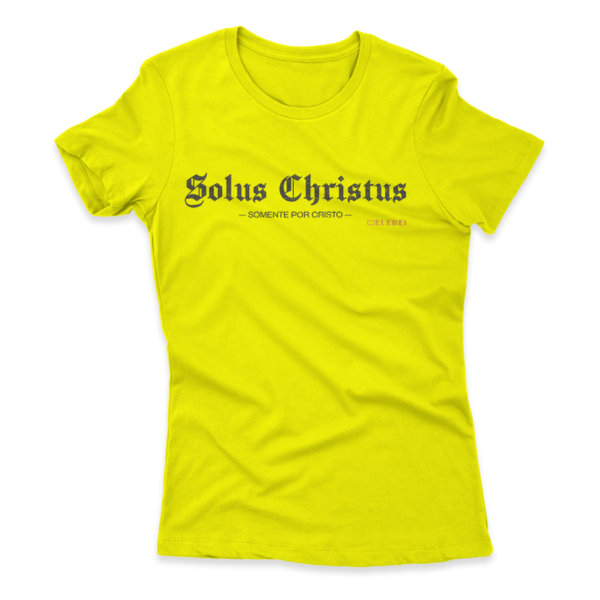 Camiseta Feminina Ele Rei – Solus Christus Nº1 - Imagem 7