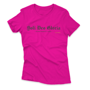 Camiseta Feminina Ele Rei – Soli Deo Gloria Nº1