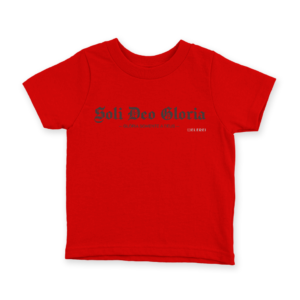 Camiseta Infantil Ele Rei – Soli Deo Gloria Nº1