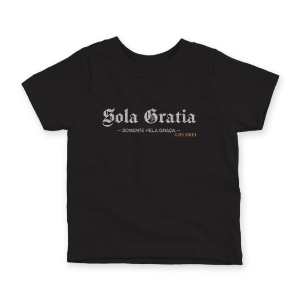 Camiseta Infantil Ele Rei – Sola Gratia Nº1 - Imagem 3