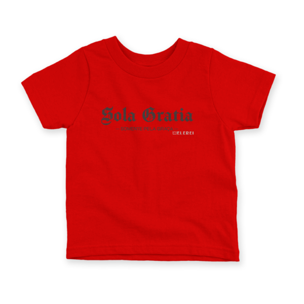 Camiseta Infantil Ele Rei – Sola Gratia Nº1 - Imagem 4