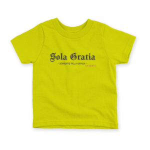 Camiseta Infantil Ele Rei – Sola Gratia Nº1