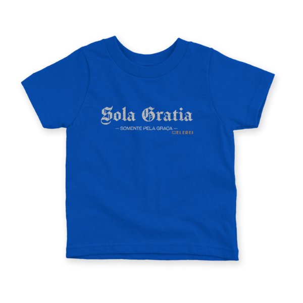 Camiseta Infantil Ele Rei – Sola Gratia Nº1 - Imagem 5