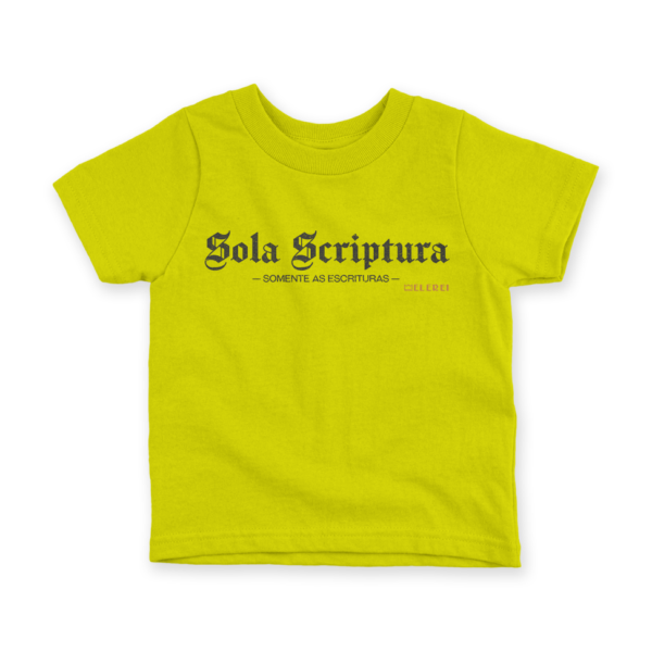 Camiseta Infantil Ele Rei – Sola Scriptura Nº1 - Imagem 4
