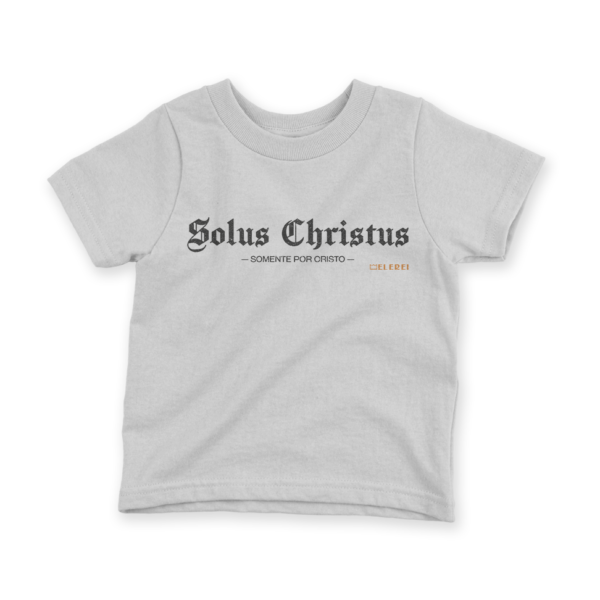 Camiseta Infantil Ele Rei – Solus Christus Nº1 - Imagem 2