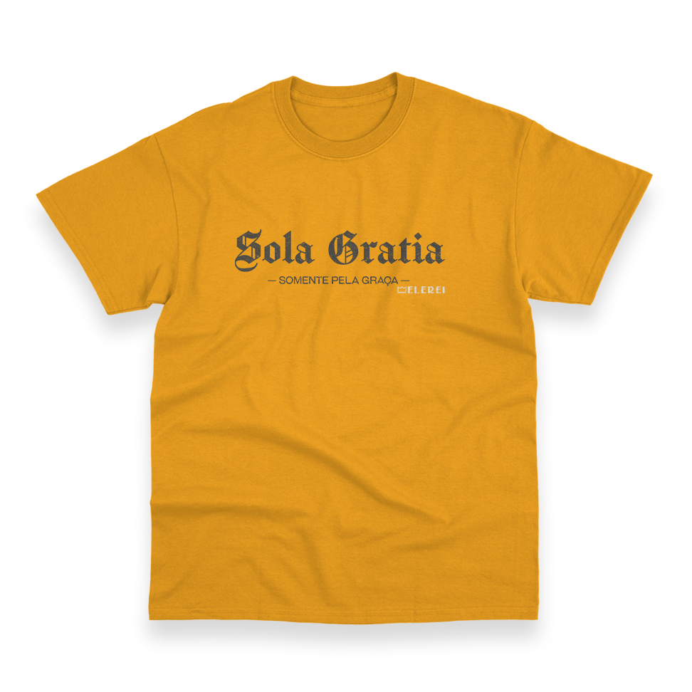 Camiseta Masculina Ele Rei - Sola Gratia Nº1