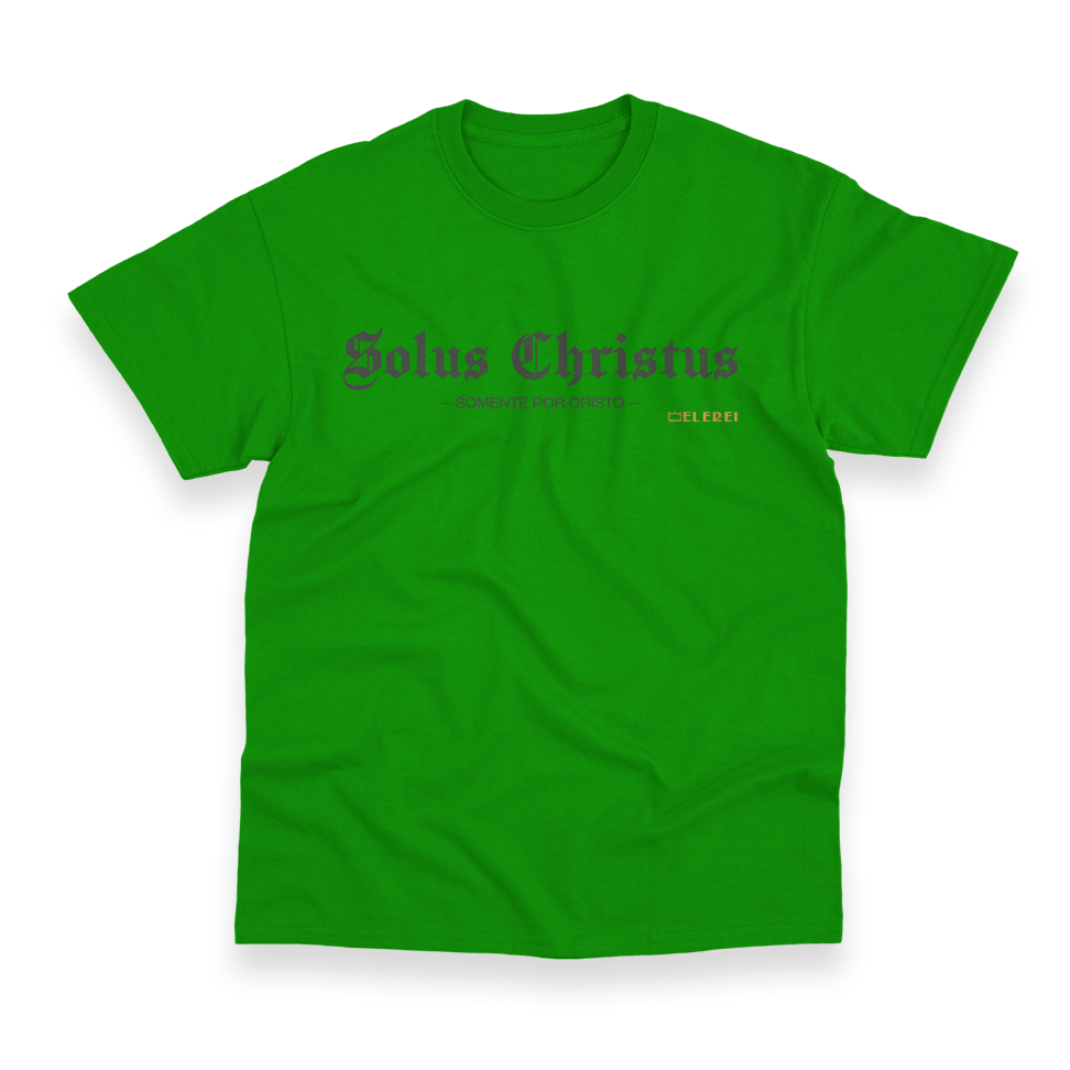 Camiseta Masculina Ele Rei – Solus Christus Nº1