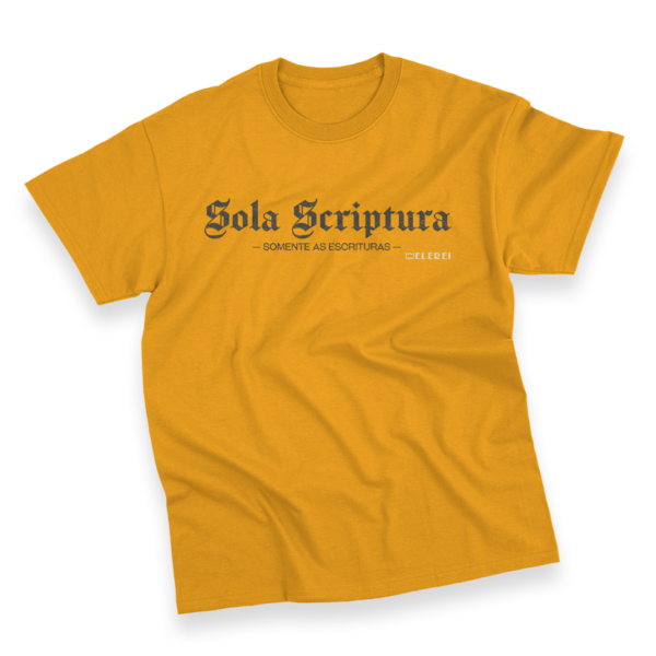 Camiseta Masculina Ele Rei – Sola Scriptura Nº1 - Imagem 2