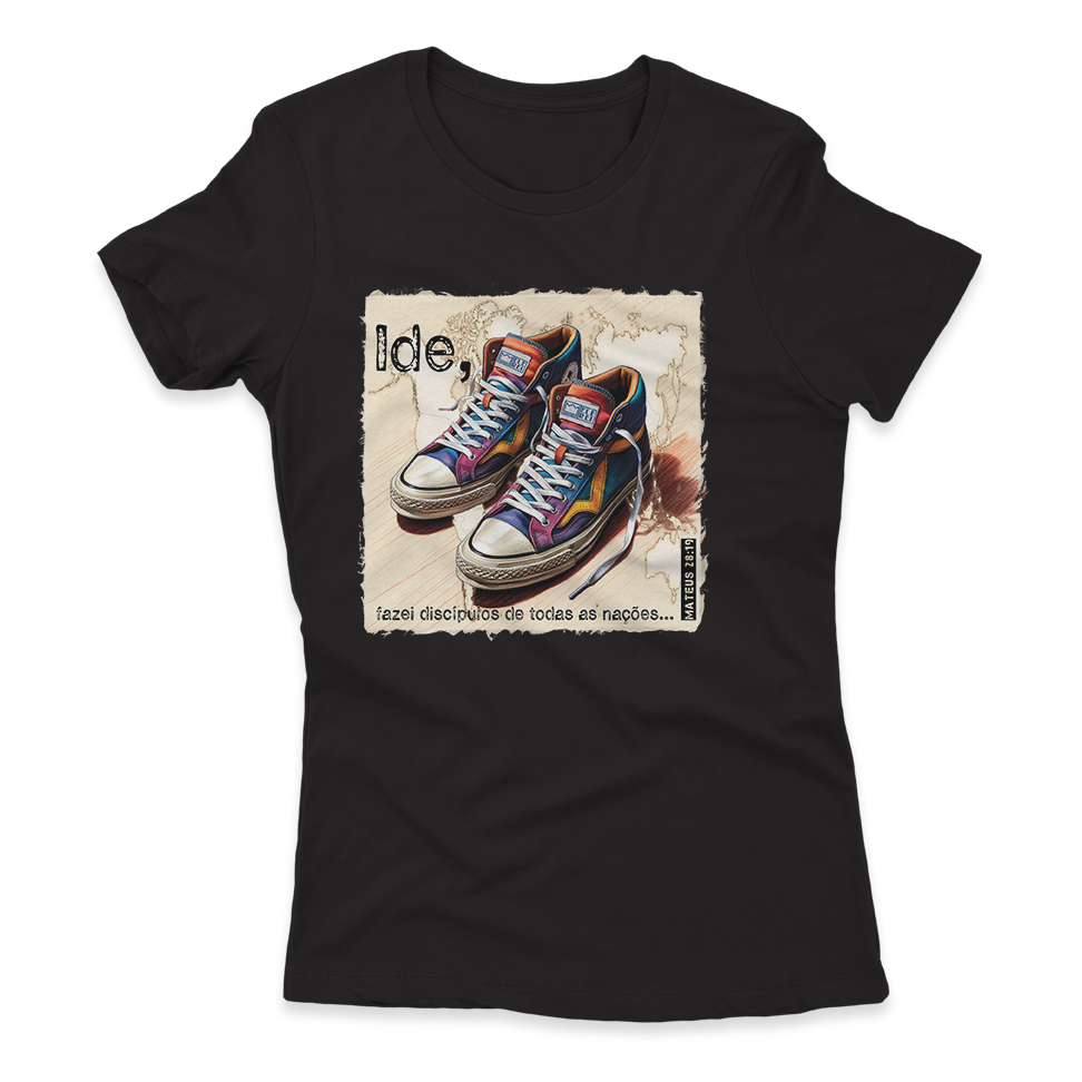 Camiseta Feminina Ele Rei – Mateus 28:19