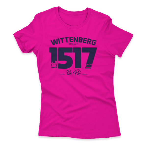 Camiseta Feminina Ele Rei - Wittenberg 1517 - Imagem 5