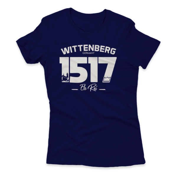 Camiseta Feminina Ele Rei - Wittenberg 1517 - Imagem 2