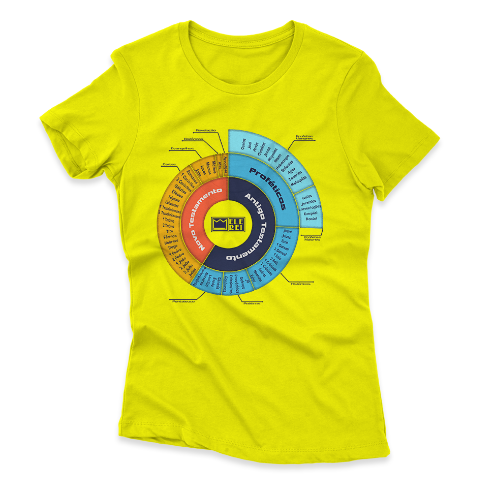 Camiseta Feminina Ele Rei – A Bíblia (66 Livros)