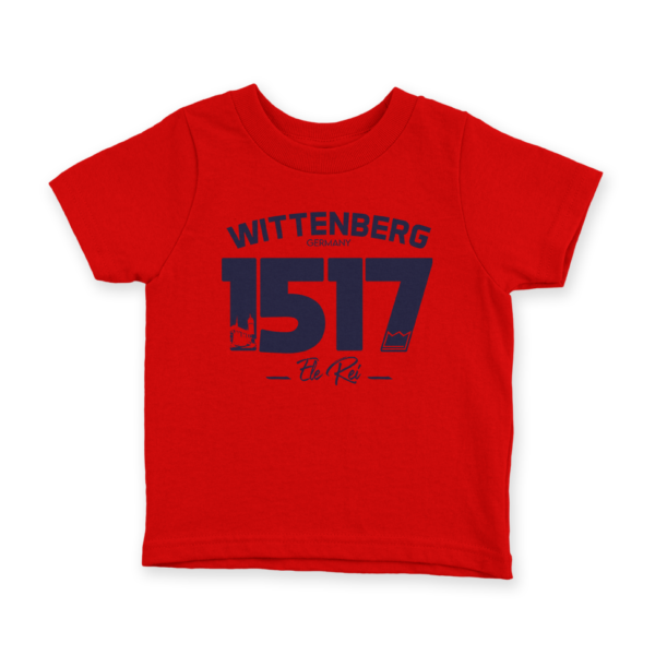 Camiseta Infantil Ele Rei – Wittenberg 1517 - Imagem 2