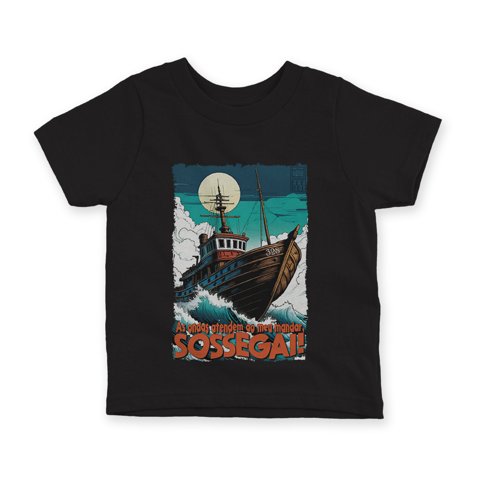 Camiseta Infantil Ele Rei – Sossegai